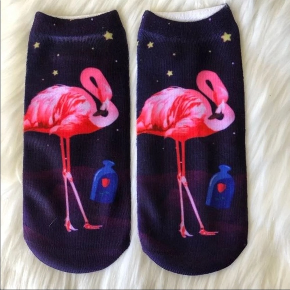 ✅🌹Flamingo Ankle Socks.